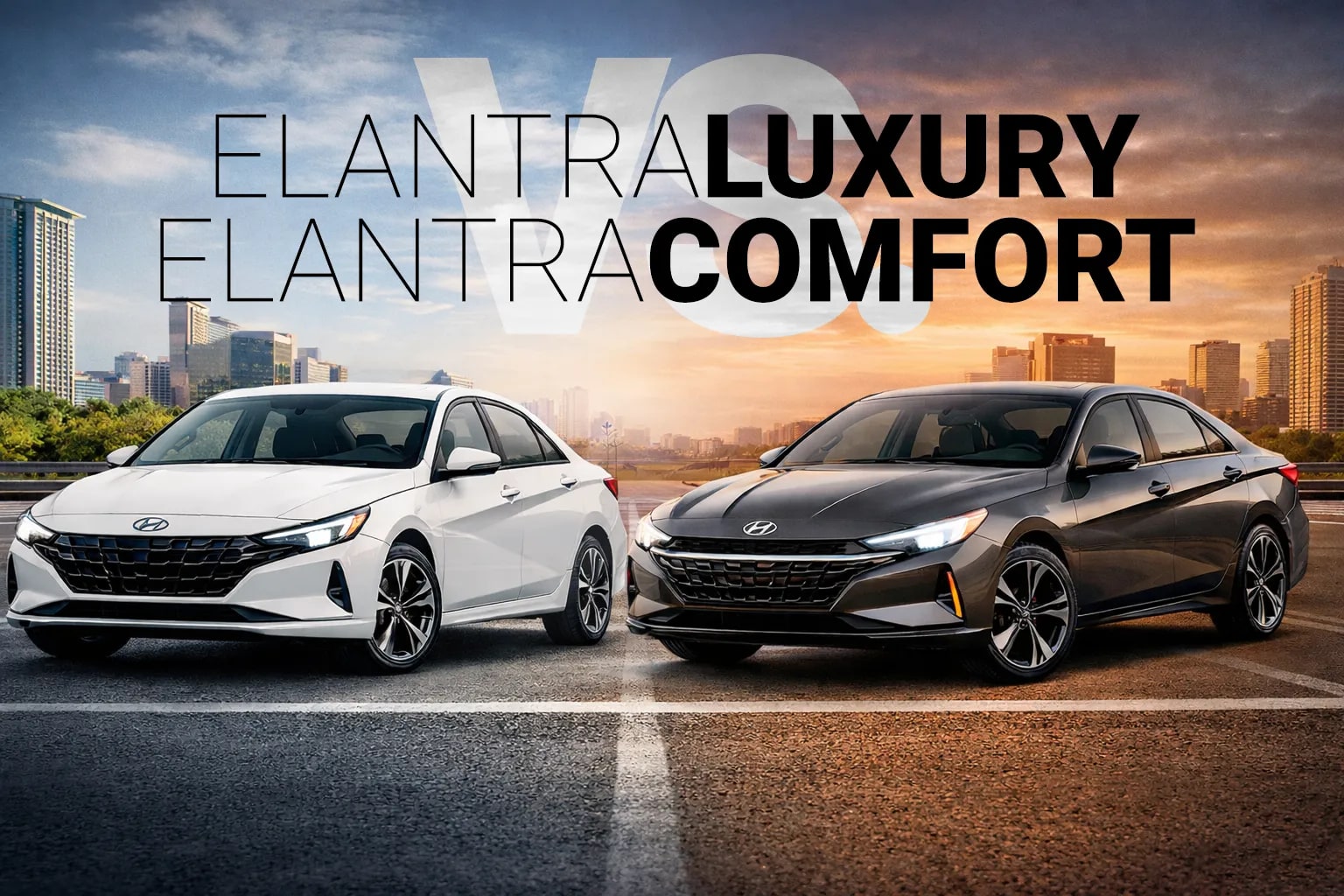 هیوندای النترا Luxury و هیوندای النترا Comfort | مقایسه شباهتها و تفاوتها