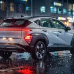 نمای عقب خودروی هیوندای کونا 2026